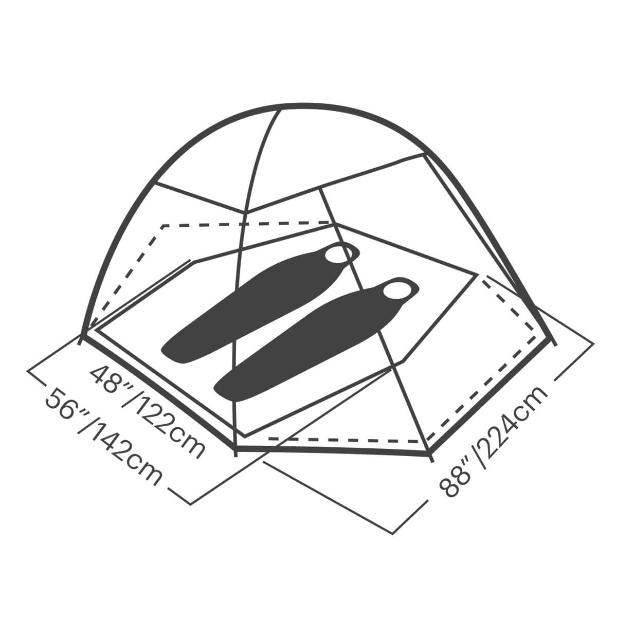 Eureka Mountain Pass 2 Tent