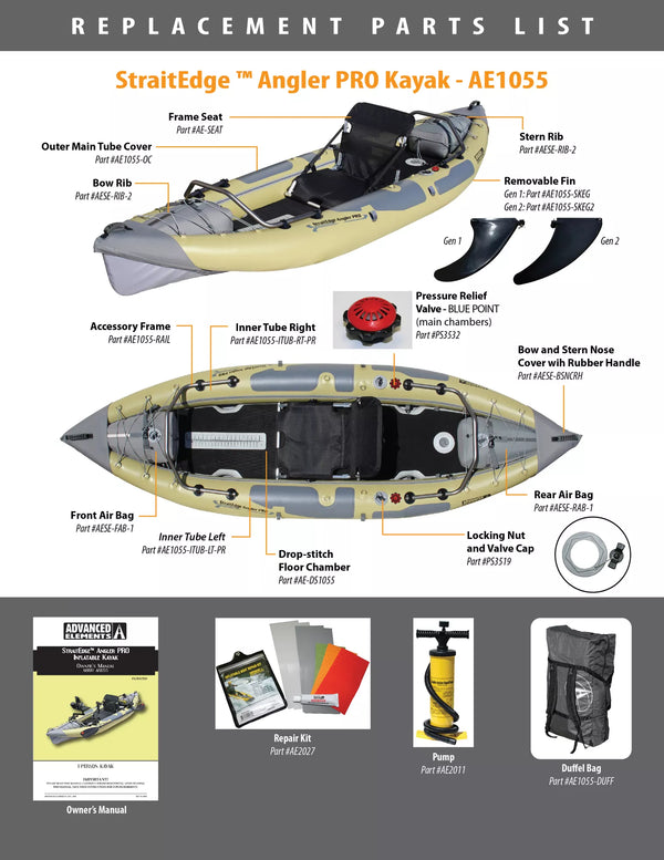 Advanced Elements - Straitedge Angler Pro Inflatable Kayak