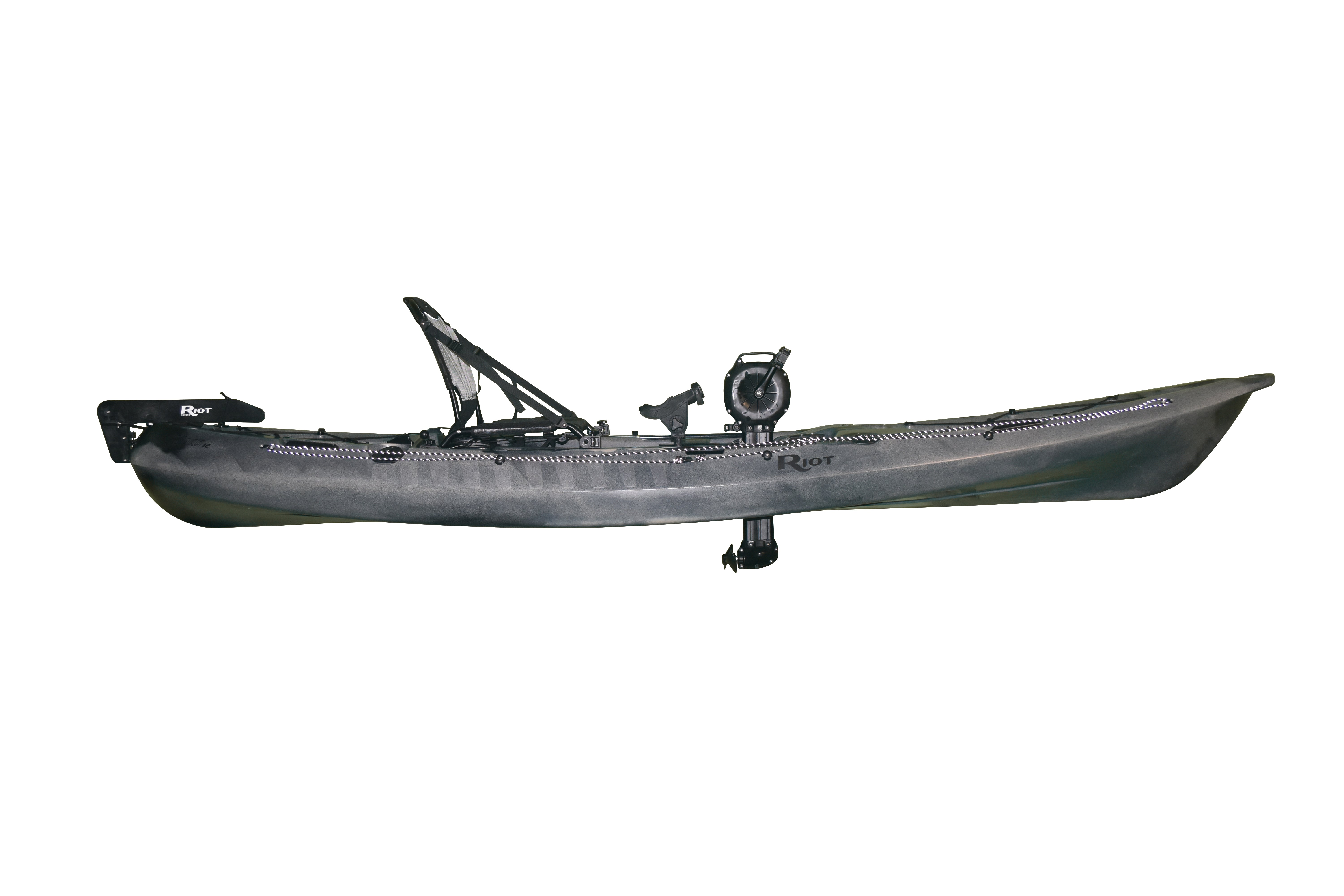 Riot Kayaks - Mako 12 Lightweight and Simple Foot Pedal Kayak for  Effortless Kayaking - Pedal Your Way