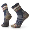 Hike Light Cushion Striped Mid Crew Socks Hike Light Cushion Striped Mid Crew Socks