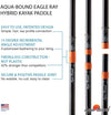 Aqua Bound MantaRay Hybrid 2-Piece White FG Blade/Posi-Lok Carbon Shaft