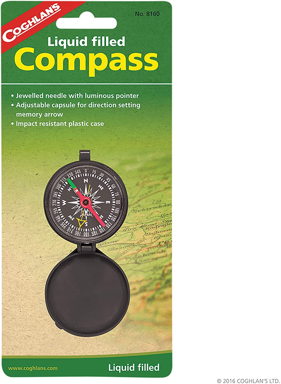 Pocket Compass- Liquid Filled