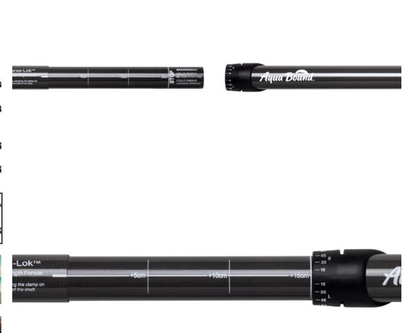 Aqua Bound StingRay Hybrid 2-Piece With Versa-Lok Carbon Shaft with Adjustable Length