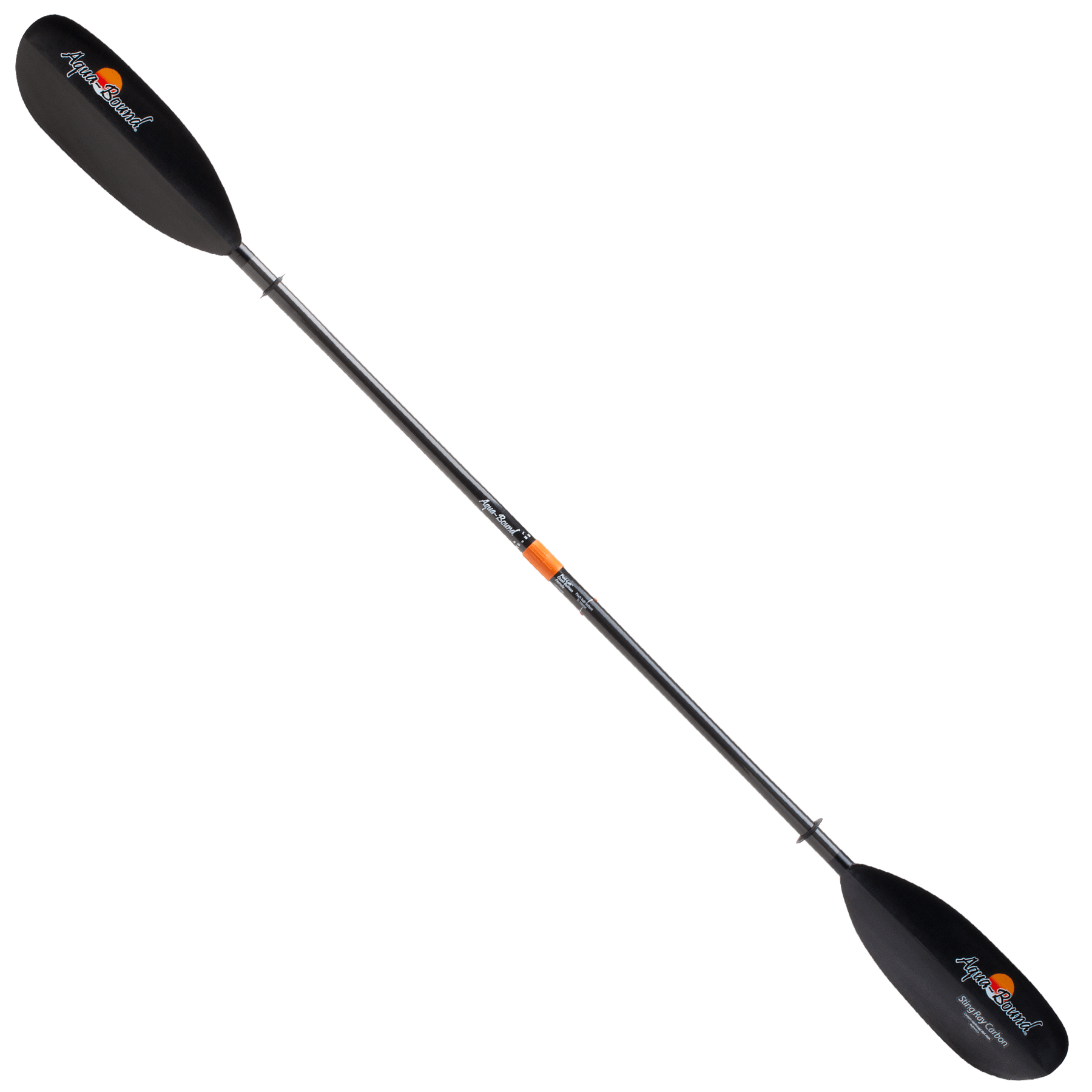 Aqua Bound StingRay Carbon 2-Piece Black Carbon Blade/Posi-Lok Carbon Shaft