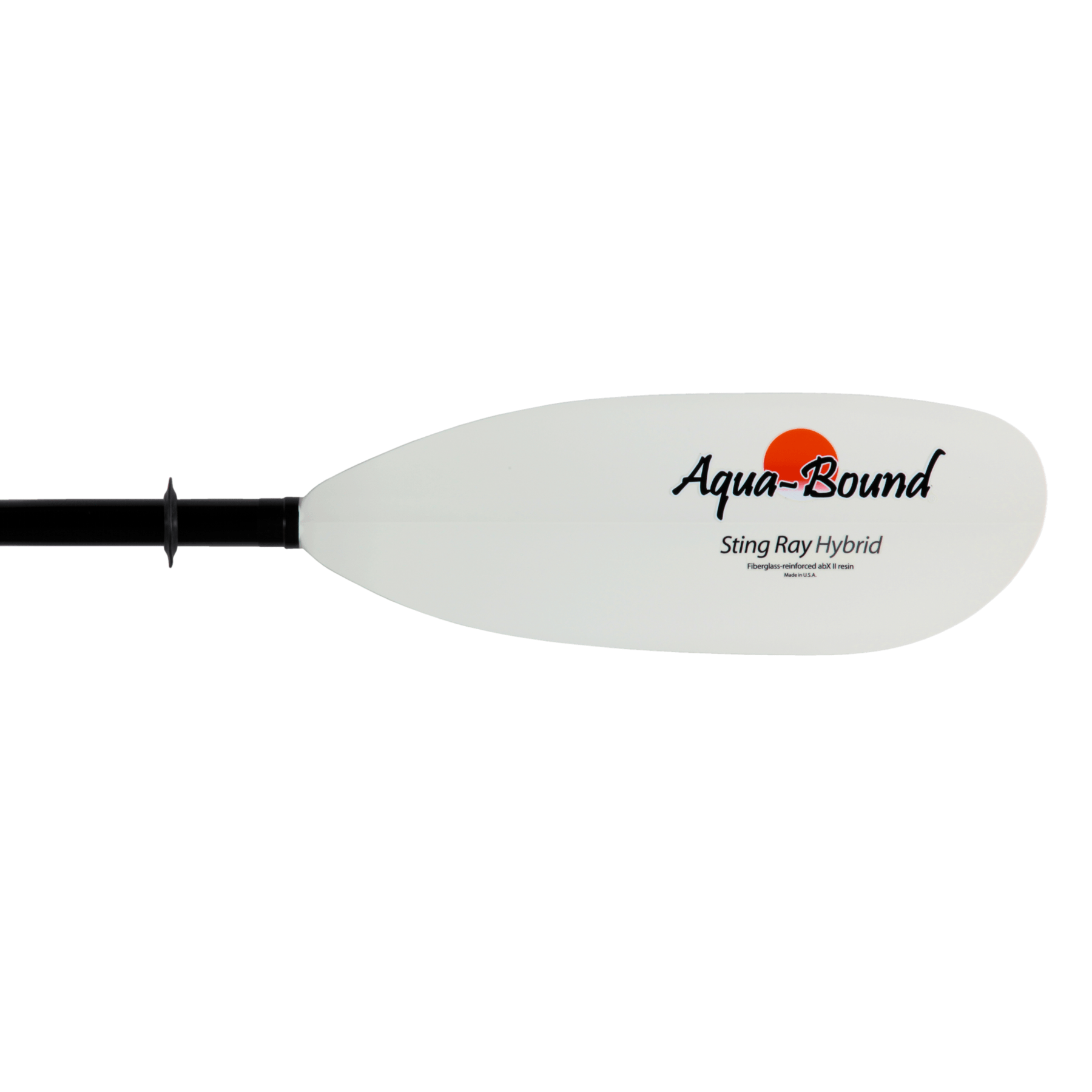 Aqua Bound Sting Ray Hybrid 2-Piece Kayak Paddle-Carbon Shaft/Composite Blade