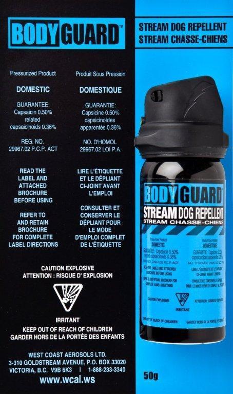 Body Guard Body Guard Dog Spray camping