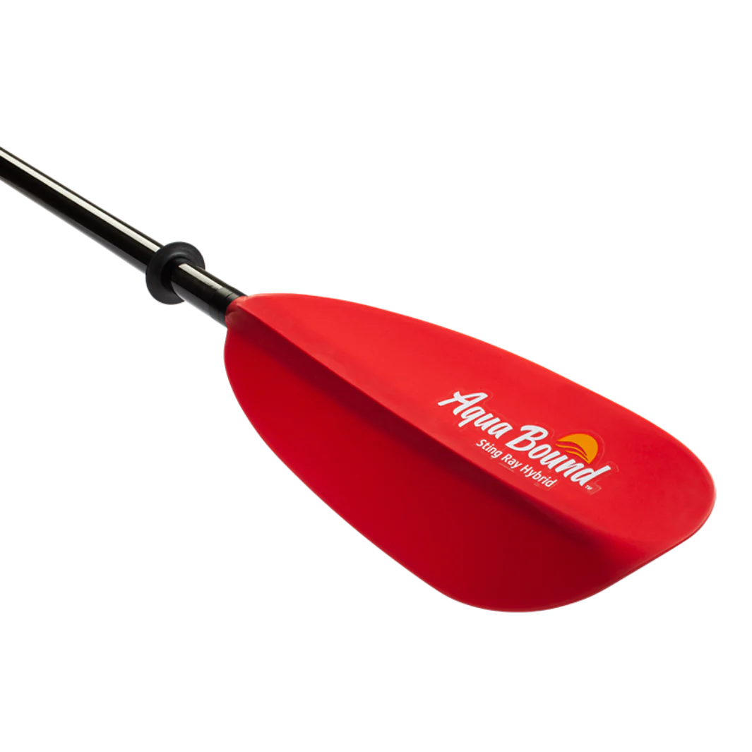 Aqua Bound Sting Ray Hybrid 2-Piece Kayak Paddle-Carbon Shaft/Composite Blade