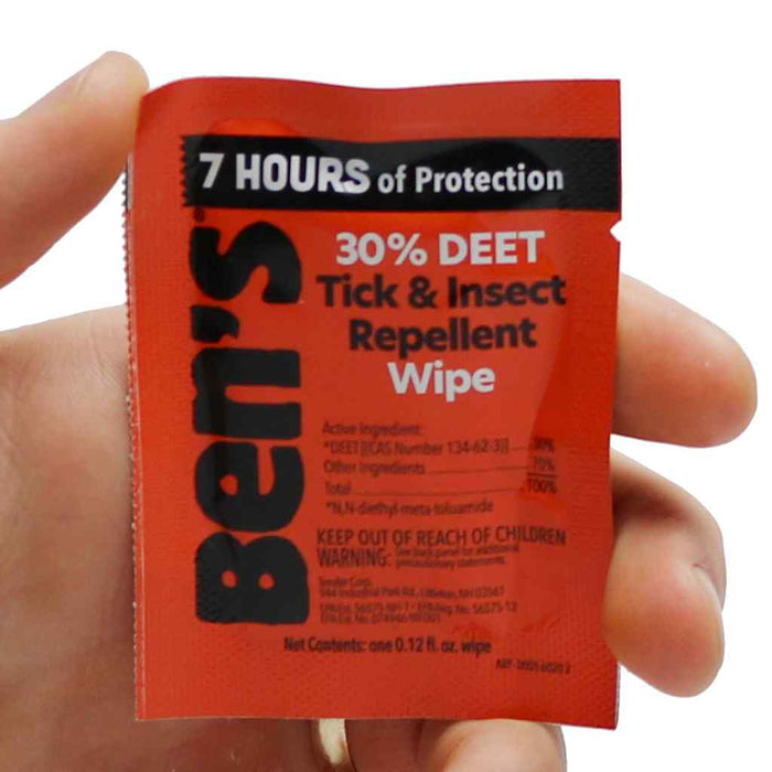 Ben's 30 Tick & Insect Repellent Wipes