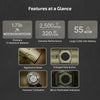 Olight Warrior Ultra 2500 Lumens Tactical Flashlight with OAL Material