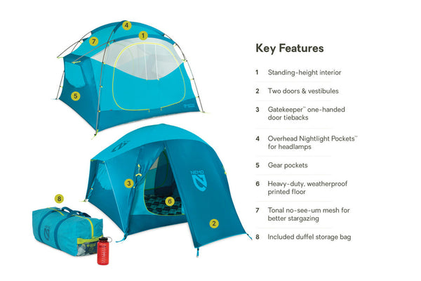 Nemo AURORA Highrise - 4 person tent