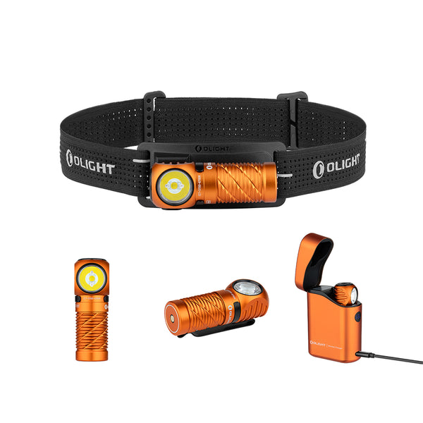 Olight Perun 3 Mini Headlamp & Flashlight with Red and White Light