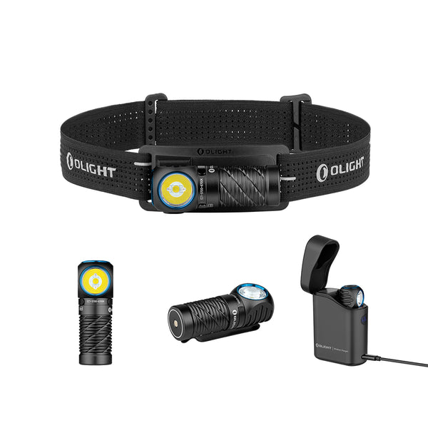 Olight Perun 3 Mini Headlamp & Flashlight with Red and White Light