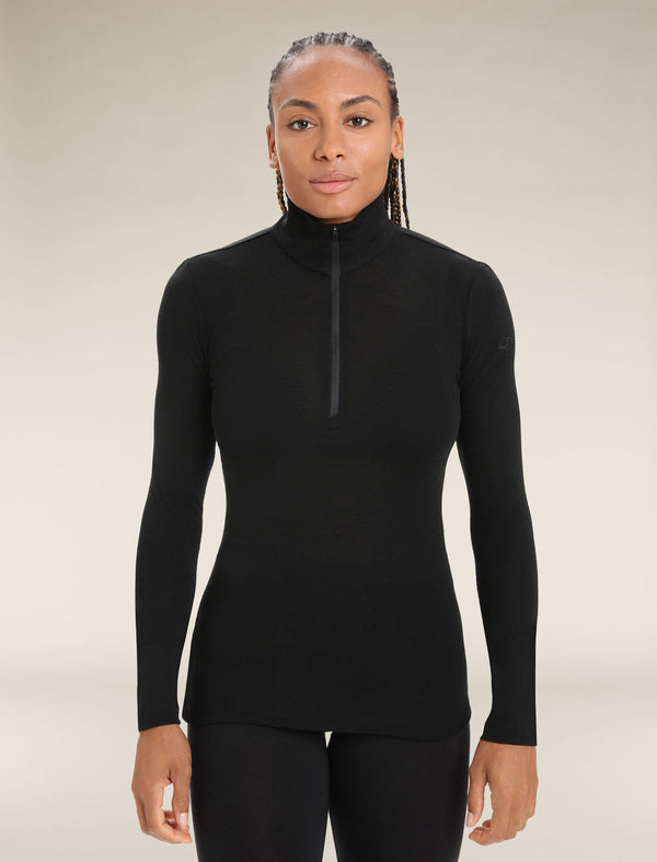 icebreaker Women's Merino 175 Everyday Long Sleeve Half Zip Thermal Top