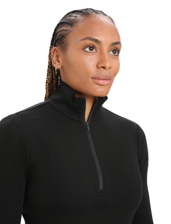 icebreaker Women's Merino 175 Everyday Long Sleeve Half Zip Thermal Top