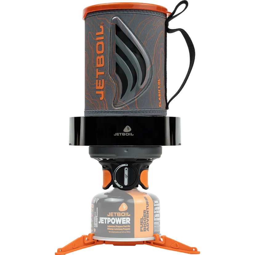 JetBoil Flash 1.0L Fast Boil System plus windscreen