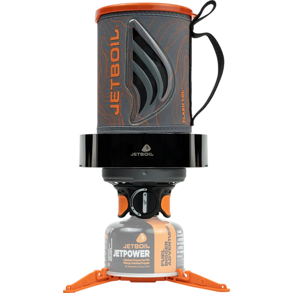 JetBoil Flash 1.0L Fast Boil System plus windscreen