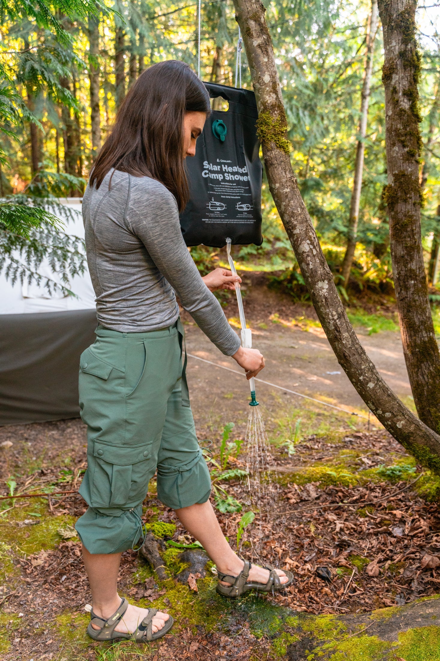 Coghlan's Solar Heated Camp Shower