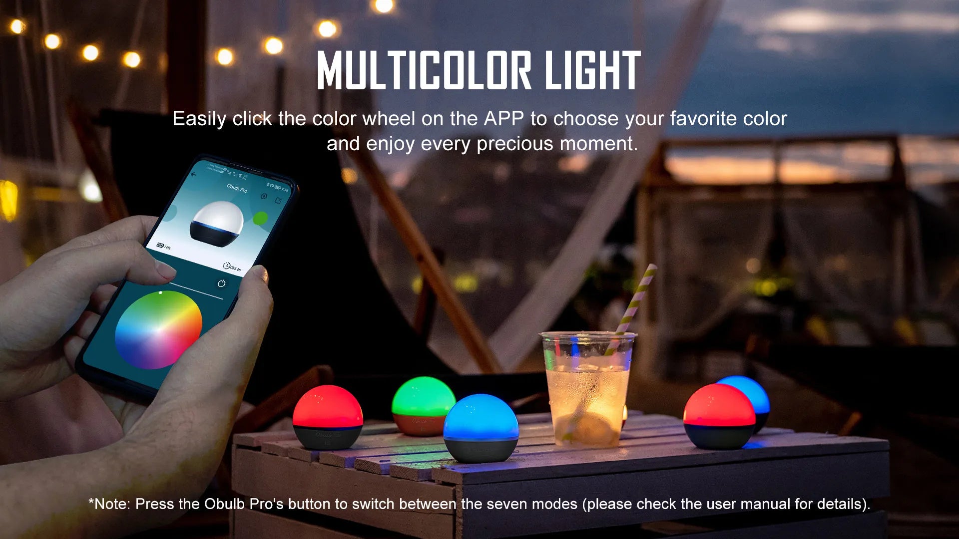 Olight Obulb Pro Multicolor Light with Bluetooth App Control