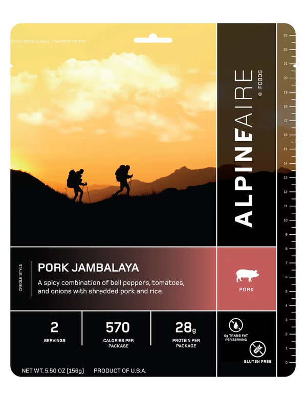 AlpineAire Foods Pork Jambalaya Creole Style - 2 Servings