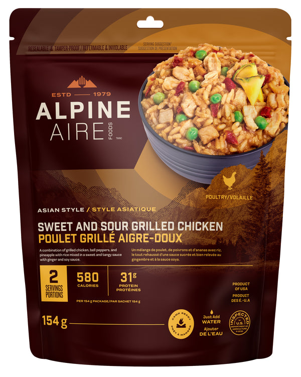 AlpineAire Sweet and Sour Grilled Chicken and Rice