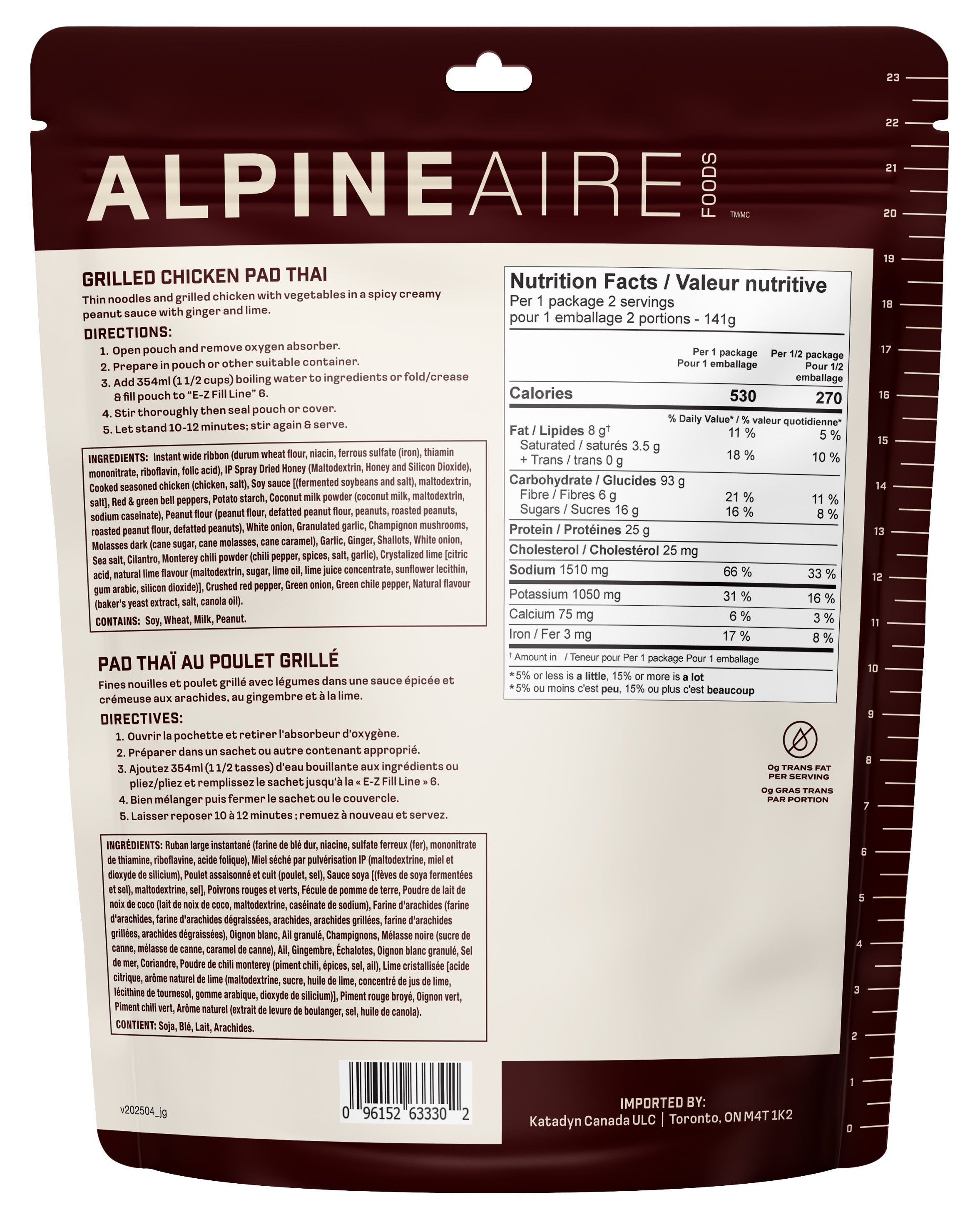AlpineAire Grilled Chicken Pad Thai - 2 Servings