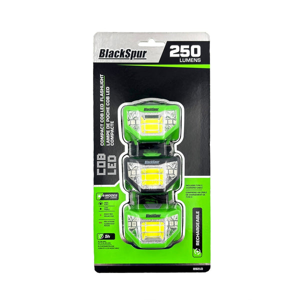 Blackspur 3 PC Compact COB Headlamp Set