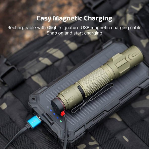 Olight Warrior Ultra 2500 Lumens Tactical Flashlight with OAL Material