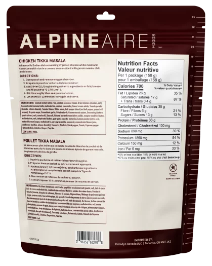 AlpineAire Chicken Tikka Masala