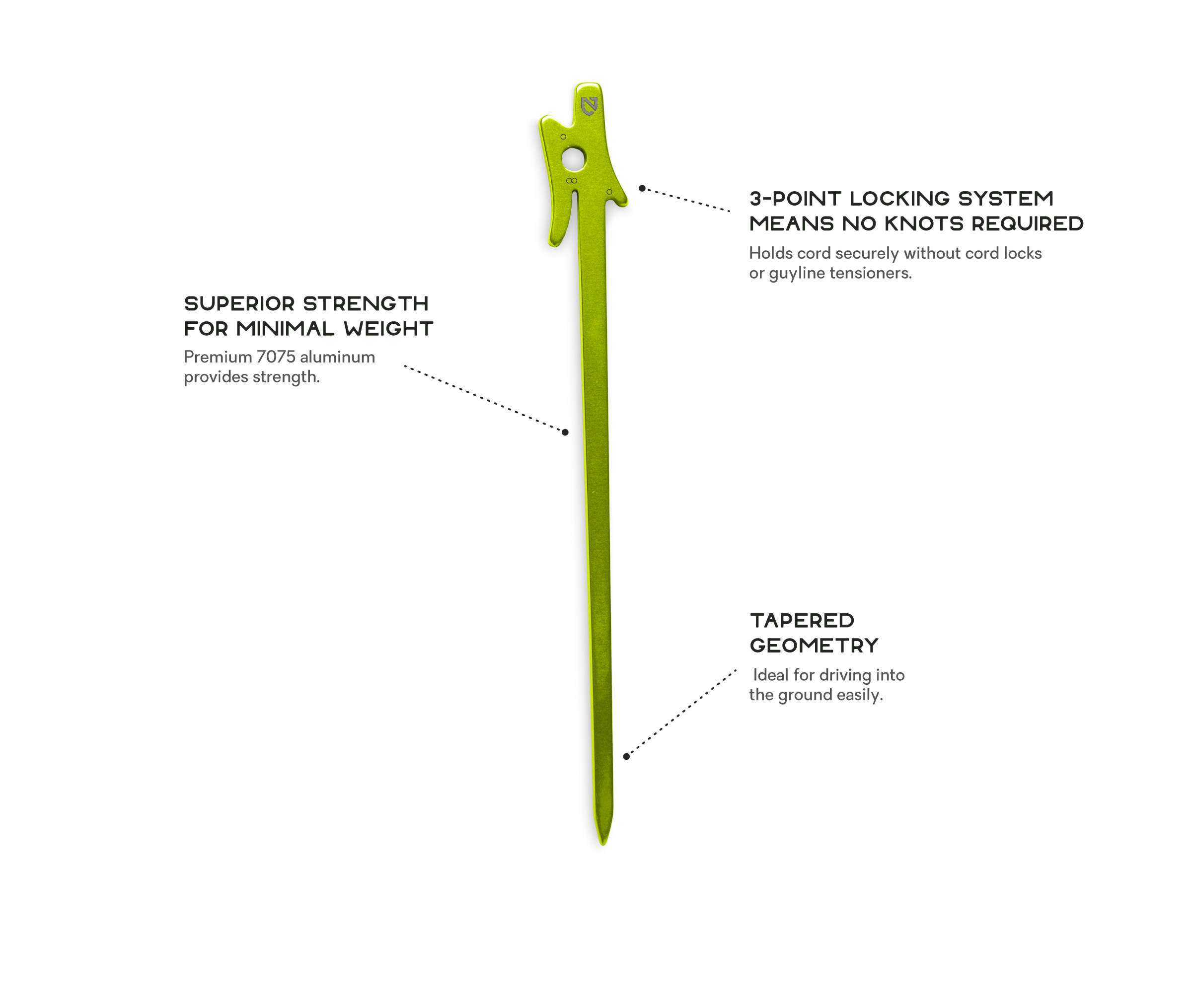 Nemo Airpin™ Ultralight Tent Stakes