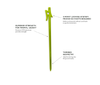 Nemo Airpin™ Ultralight Tent Stakes