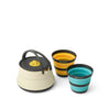 Sea to Summit Frontier UL Collapsible Kettle Cook Set with Cups