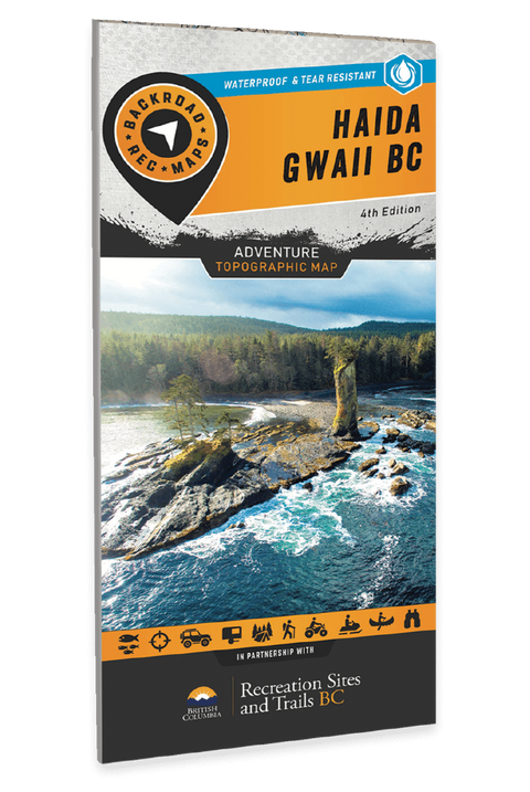 BRMB Haida Gwaii Waterproof Map 4th Ed.