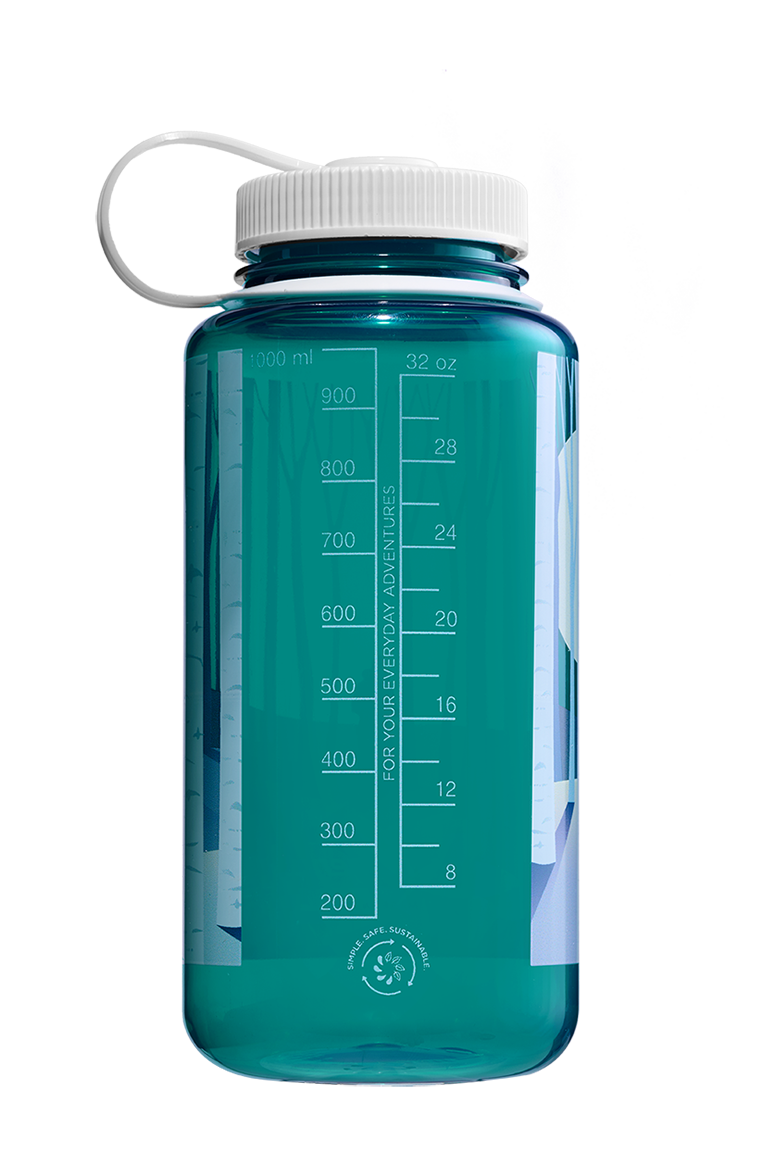 Nalgene 32 oz Wide Mouth Negative Landscape Bottle