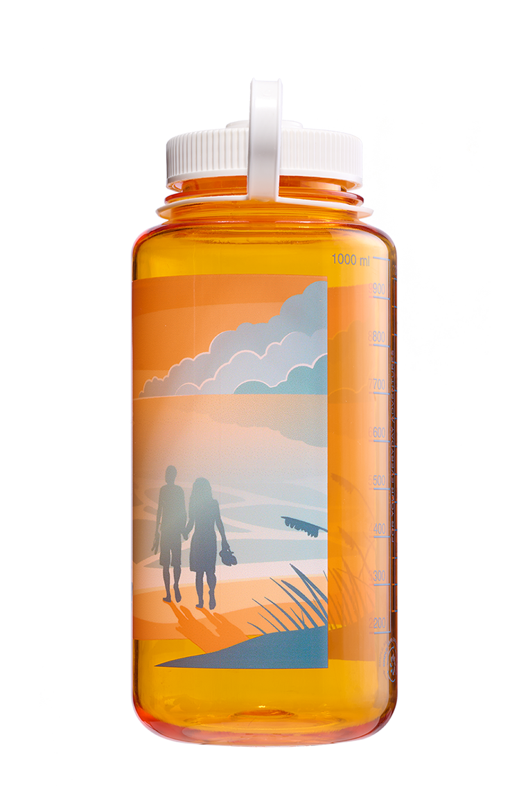 Nalgene 32 oz Wide Mouth Negative Landscape Bottle