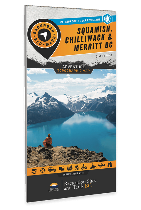BRMB Squamish, Chilliwack & Merritt BC Waterproof Map 3rd Edition