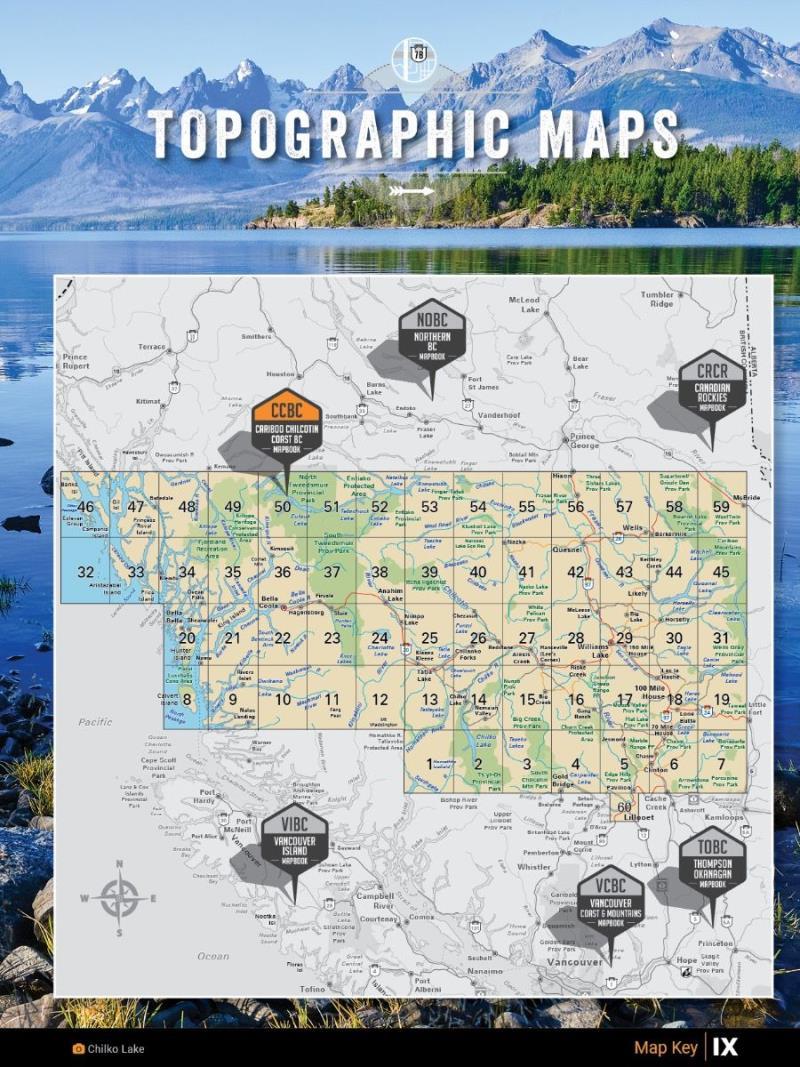 BRMB Cariboo Chilcotin Coast BC Mapbook, 7th Edition