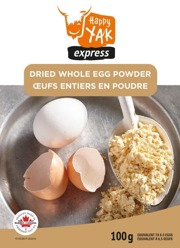 Happy Yak Dried Whole Egg Powder (Vegetarian)
