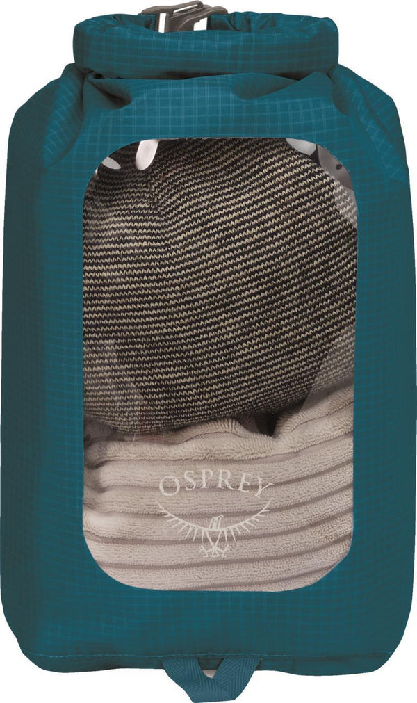 Osprey - Blue Dry Sack with window