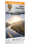 BRMB West Kootenay BC Waterproof Map-3rd Edition