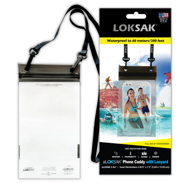 aLOKSAK Element Proof Bag-phone Caddy with Lanyard