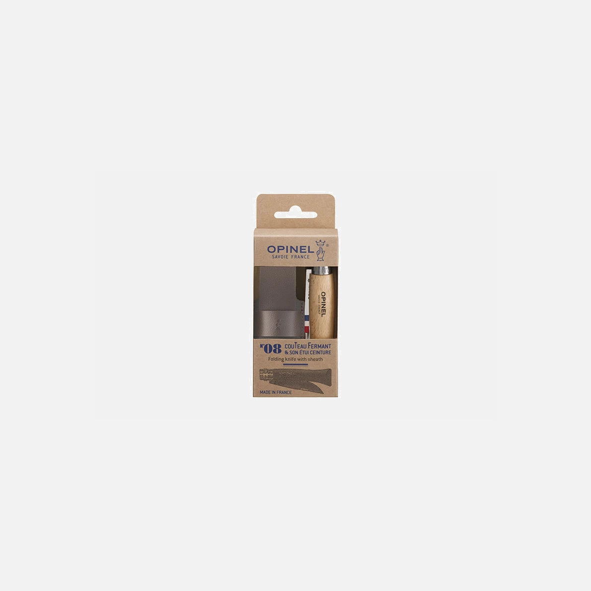 Opinel N°08 Stainless Steel + Sheath