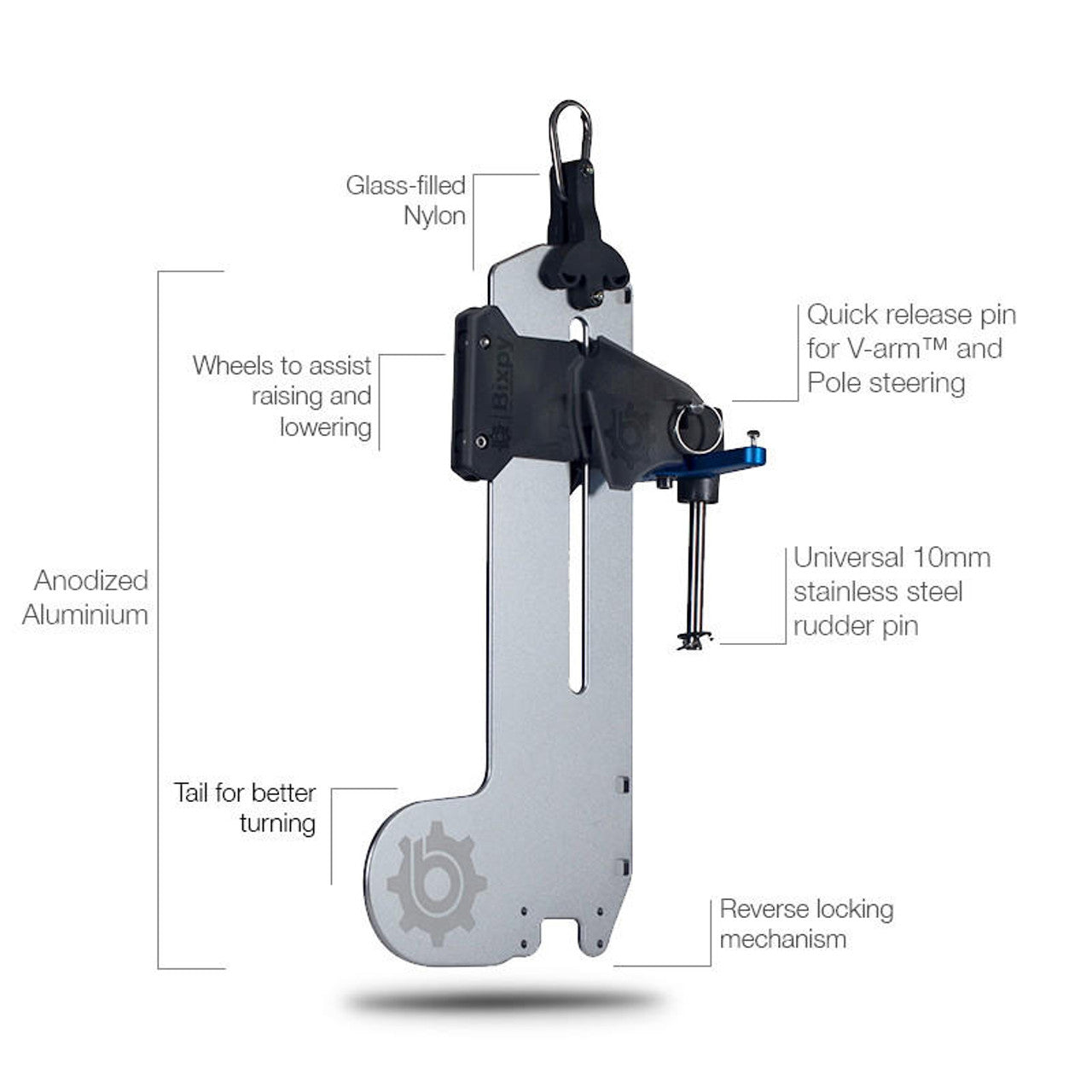 Bixpy Versa Rudder V-Arm Steering