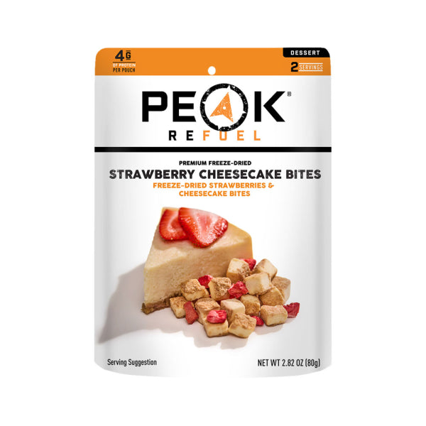 Peak Refuel - strawberry chesecake bites
