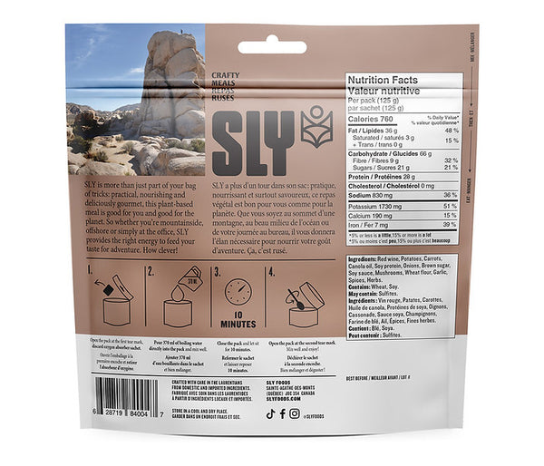 Sly Potato Bourguignon