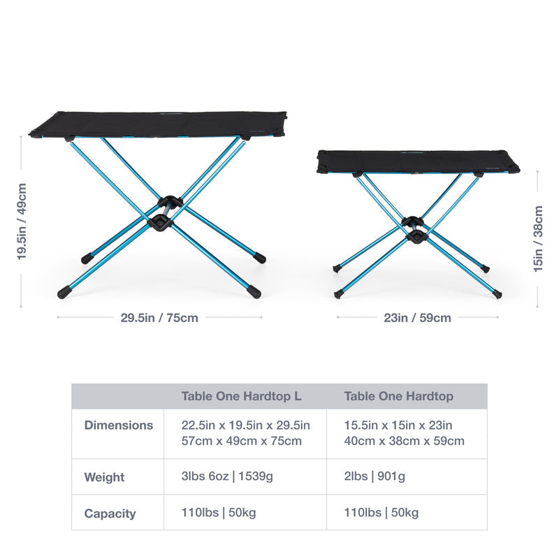Helinox Table One - Hard Top (Updated)