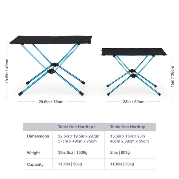 Helinox Table One - Hard Top (Updated)