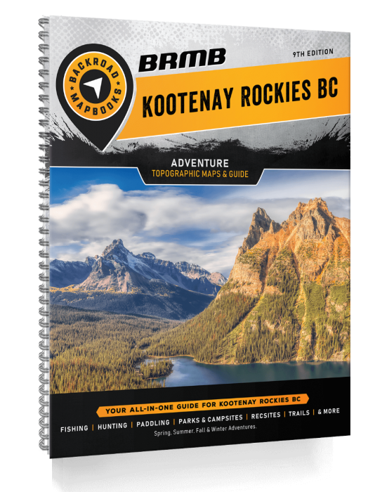 BRMB Kootenay Rockies BC Mapbook 9th Ed.