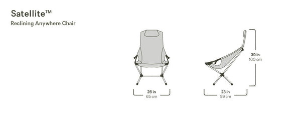 Nemo Satellite Reclining Anywhere Camp chair