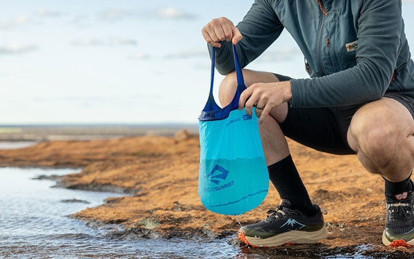 Sea to Summit Ultra-Sil Folding Bucket - Blue Atoll