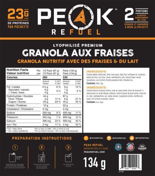 Peak Refuel - Strawberry Granola